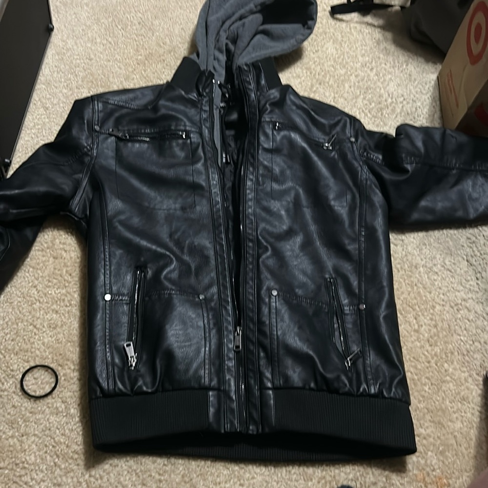 Comfy leather jacket